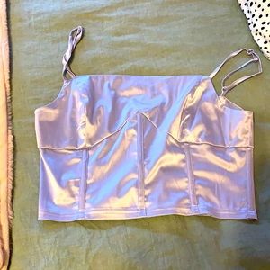 purple satin corset dolls kill